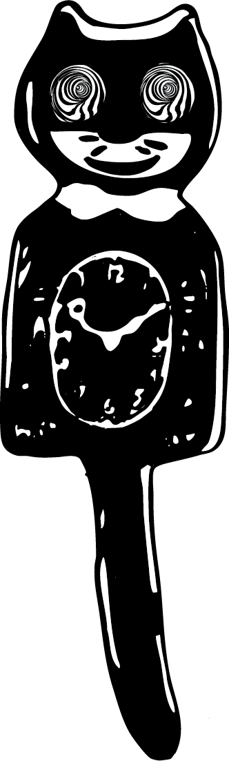 Cat Clock Tee Shirt