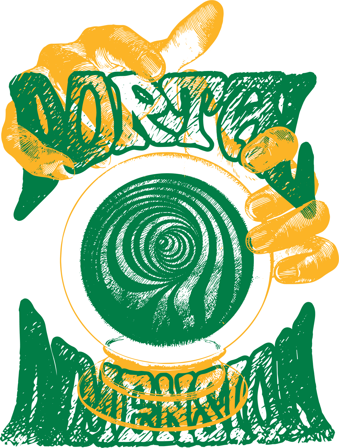 Crystal Ball Tee Green