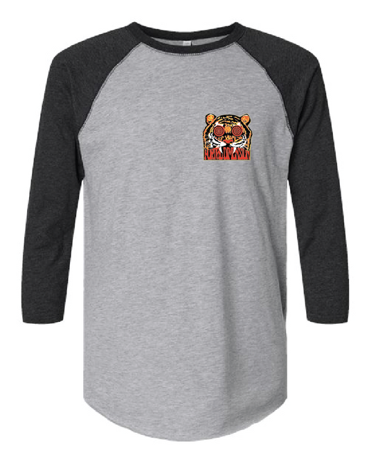Three Tigers Three-Quarter-Sleeve Raglan Tee