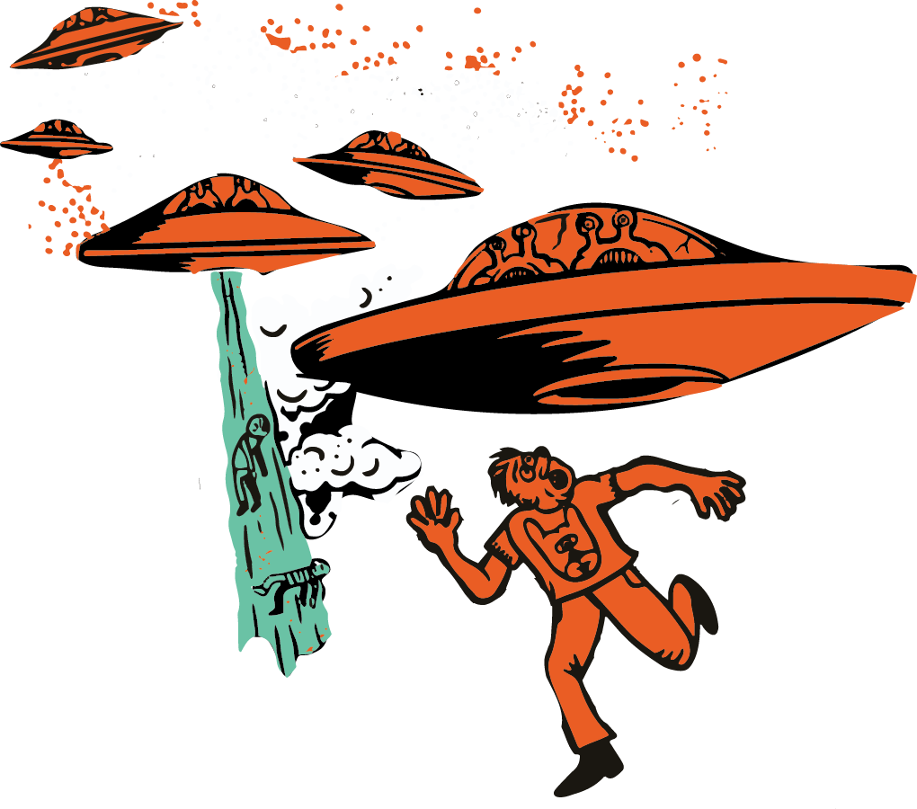 UFO Abduction Tee Shirt