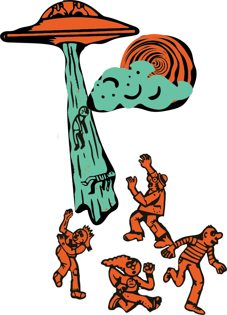 UFO Abduction Tee Shirt
