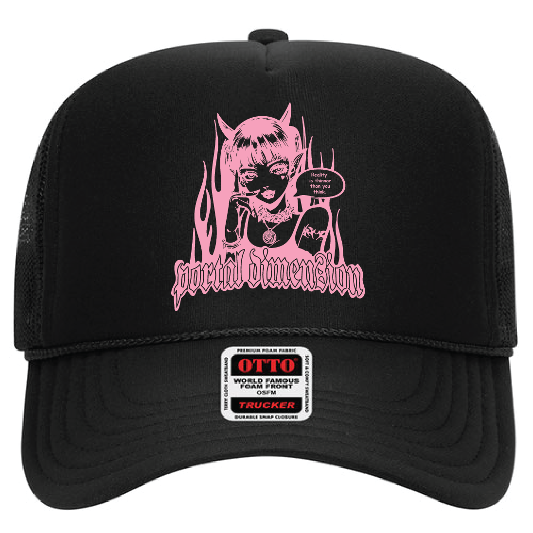 Anime Girl Foam Trucker Hat
