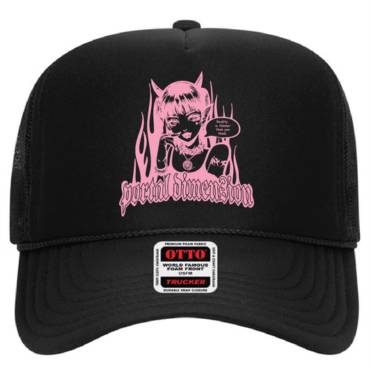 Anime Girl Foam Trucker Hat