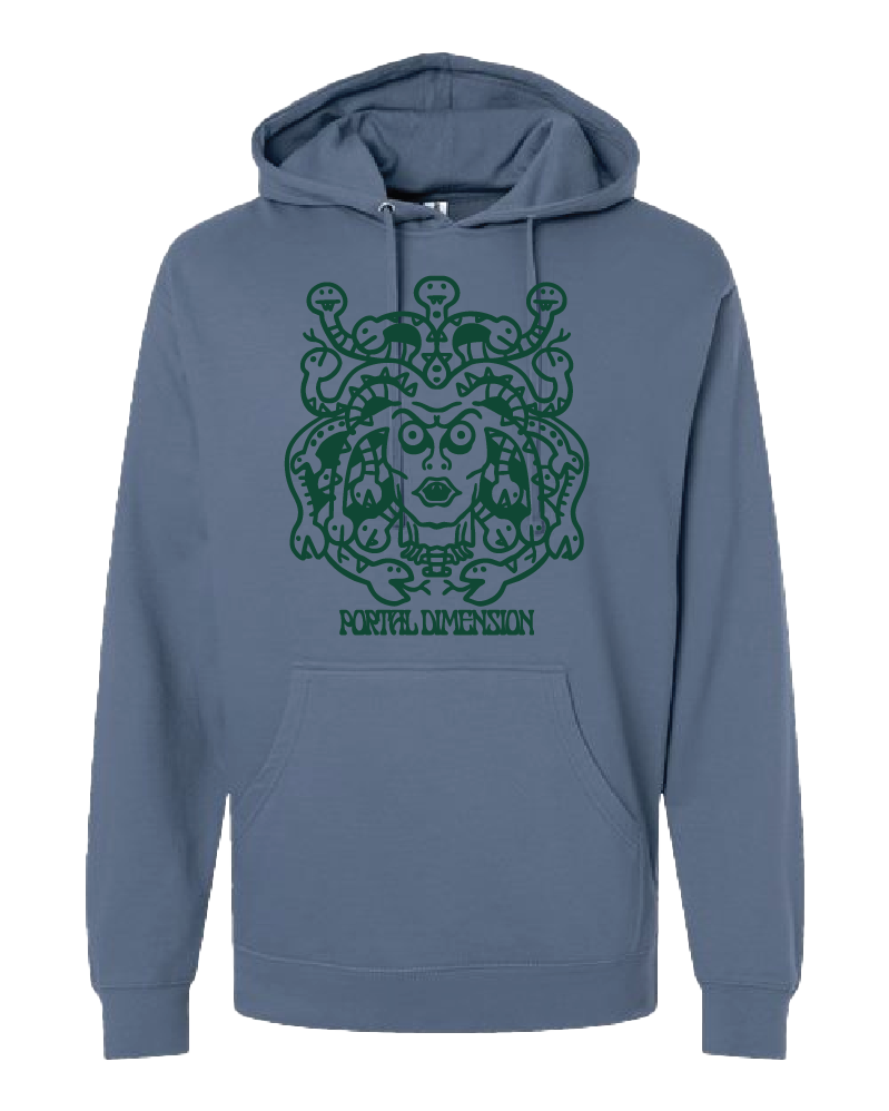 Medusa Hoodie - Mythological Streetwear Pullover | Portal Dimension