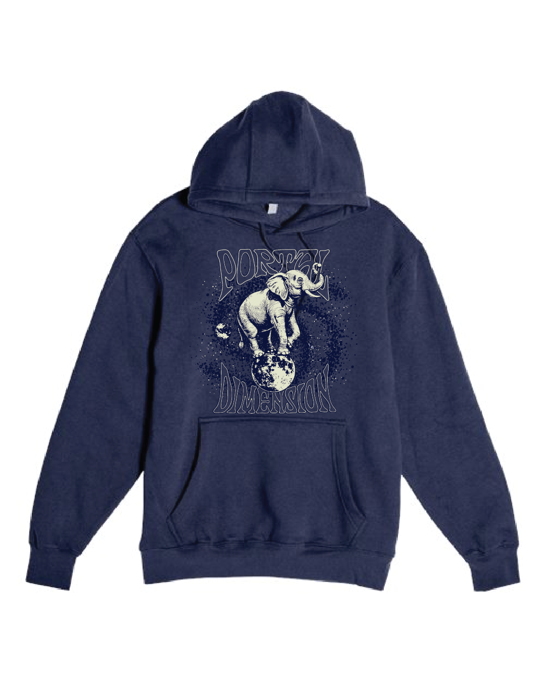 Circus Elephant Premium Hoodie